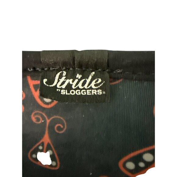 Stride Sloggers Womens Rubber Rain Boots With Red & Black Paisley Print Size 9 - Picture 3 of 7